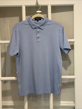 Light Blue Men's Polo Shirt - WEST ZERO ONE